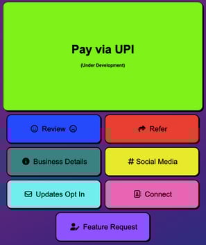 PaymentQR UI overview – all-in-one QR code payment and branding solution for businesses and retail shops by upQRade